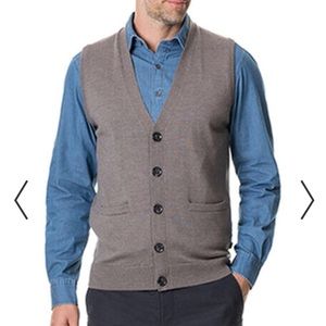 Men’s NWT RODD & GUNN Wool Sweater Vest